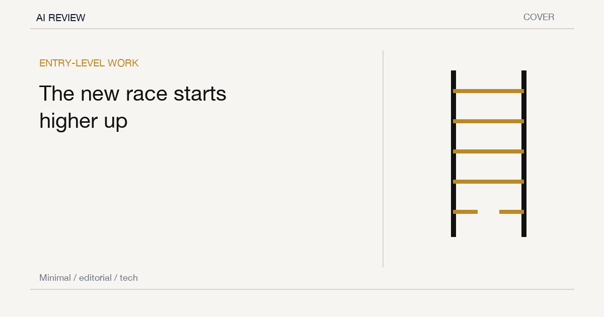 AI Is Not Just Taking Jobs. It Is Repricing Entry-Level Work and Creating a New Skills Race