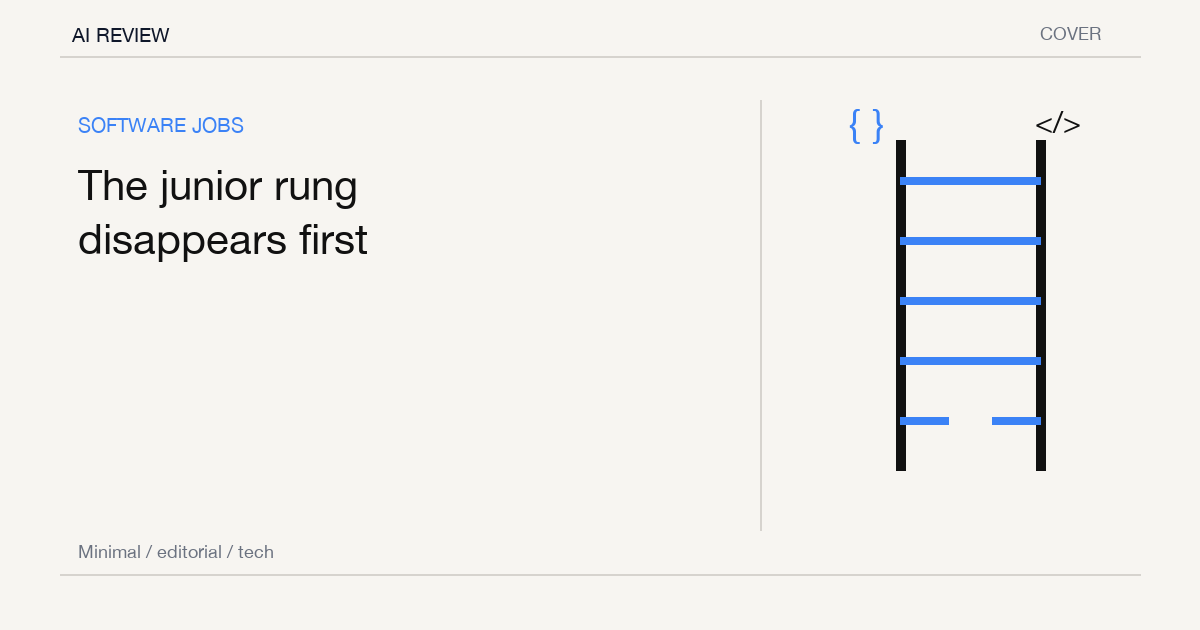 AI May Not Eliminate Programmers in Five Years, but It Could Destroy the Junior Rung Much Sooner